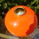 Ice bucket shape orange ball advertising "solonia" vintage 70s
