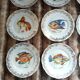 12 antique "Royal" dinner plates + 1 dish