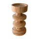 Wooden candle holder
