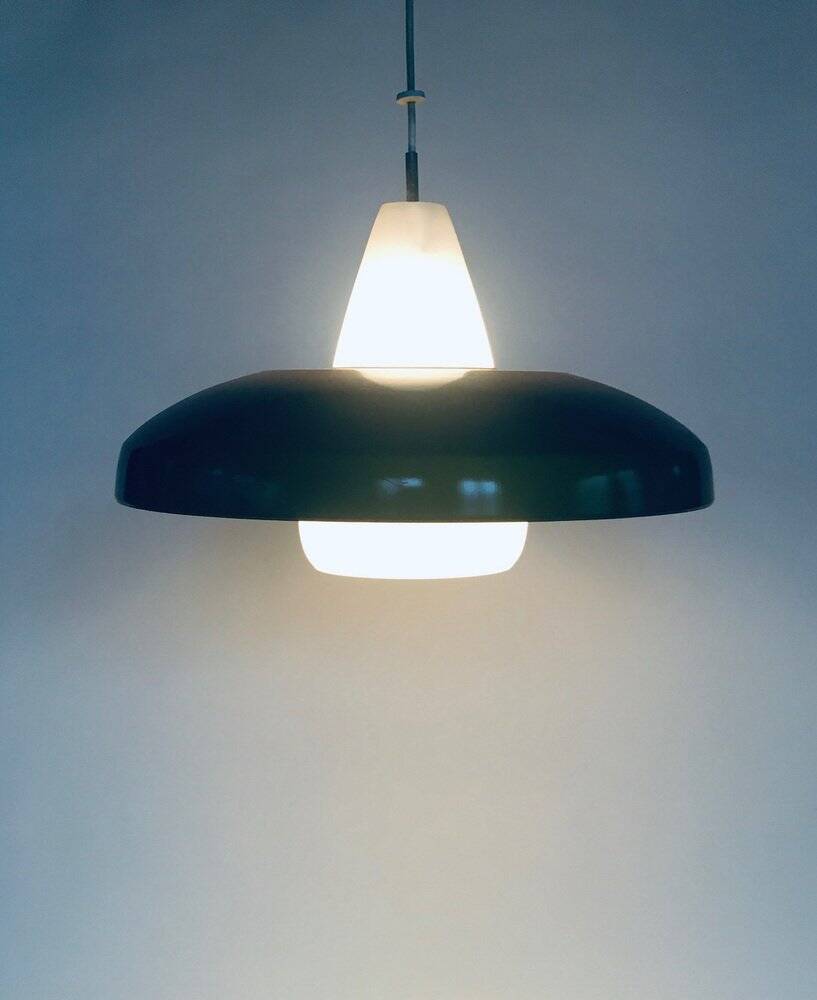Mid-Century Modern Dutch Pendant Lamp attributed to Philips, 1950s