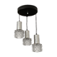 Cascading suspension and Raak Space Age 70 style wall lamps