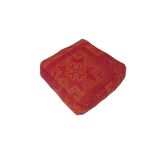 Handmade Berber pouf in wool 60 X 60 X 20 CM