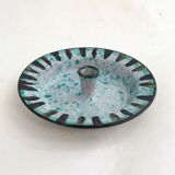 Midcentury speckled candle holder