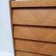 Commode haute en bois années 50