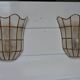 2 appliques en nacre, années 70
