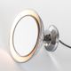 Vintage magnifying mirror with light and adjustable, France 1940.