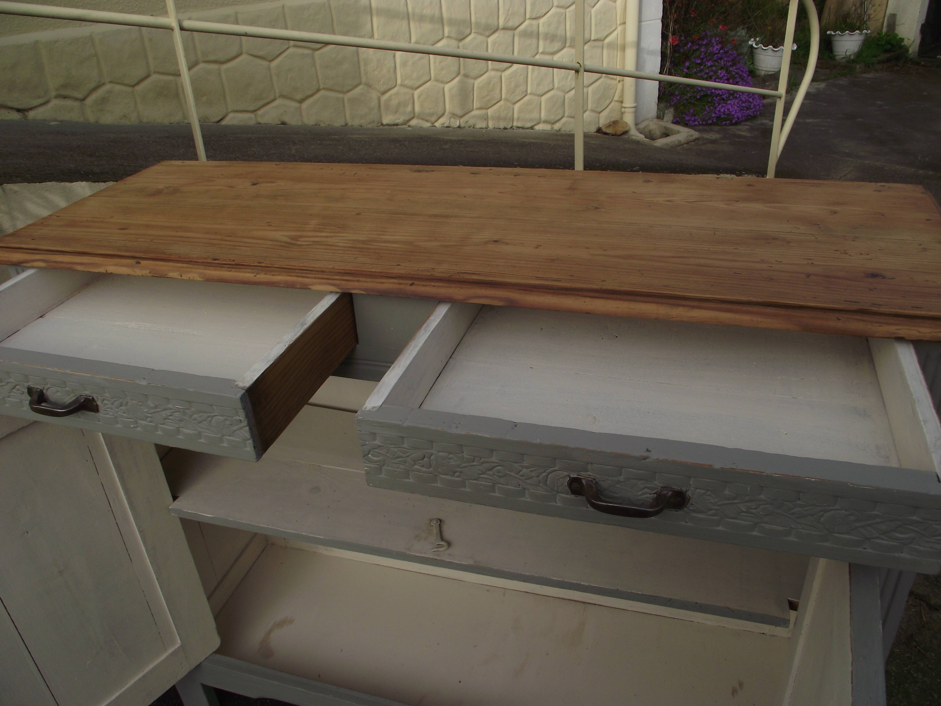 Parisian buffet painted art deco