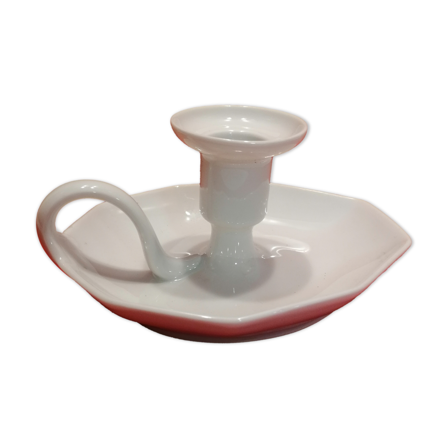 Candle holder rat-de-cave porcelain Haviland
