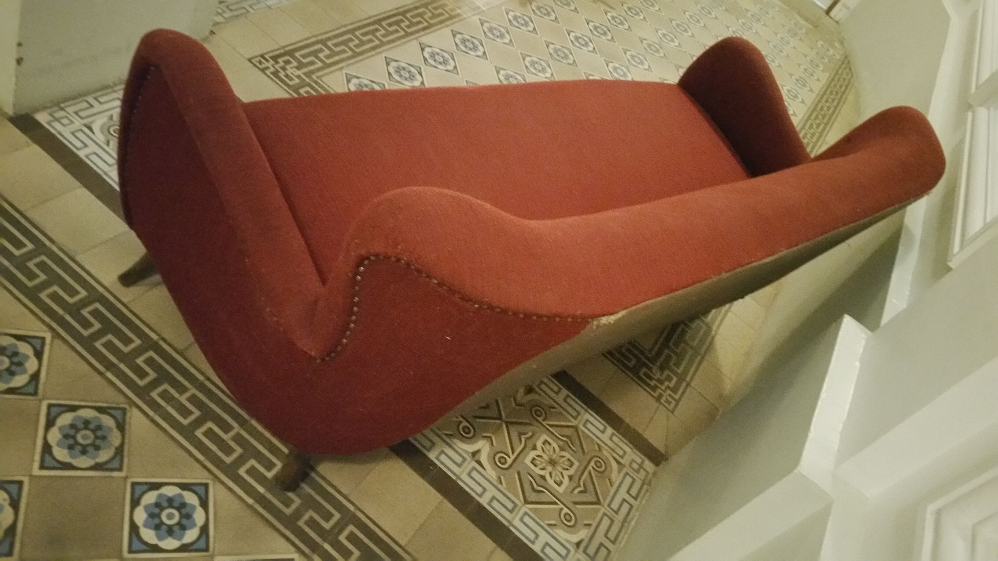 Danish sofa 3 places 50s 60s