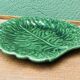 Cabbage leaf dish in slip, Aejitma, Vallauris