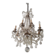 Old large chandelier with baccarat crystal tassels