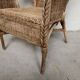 Pair of rattan armchairs