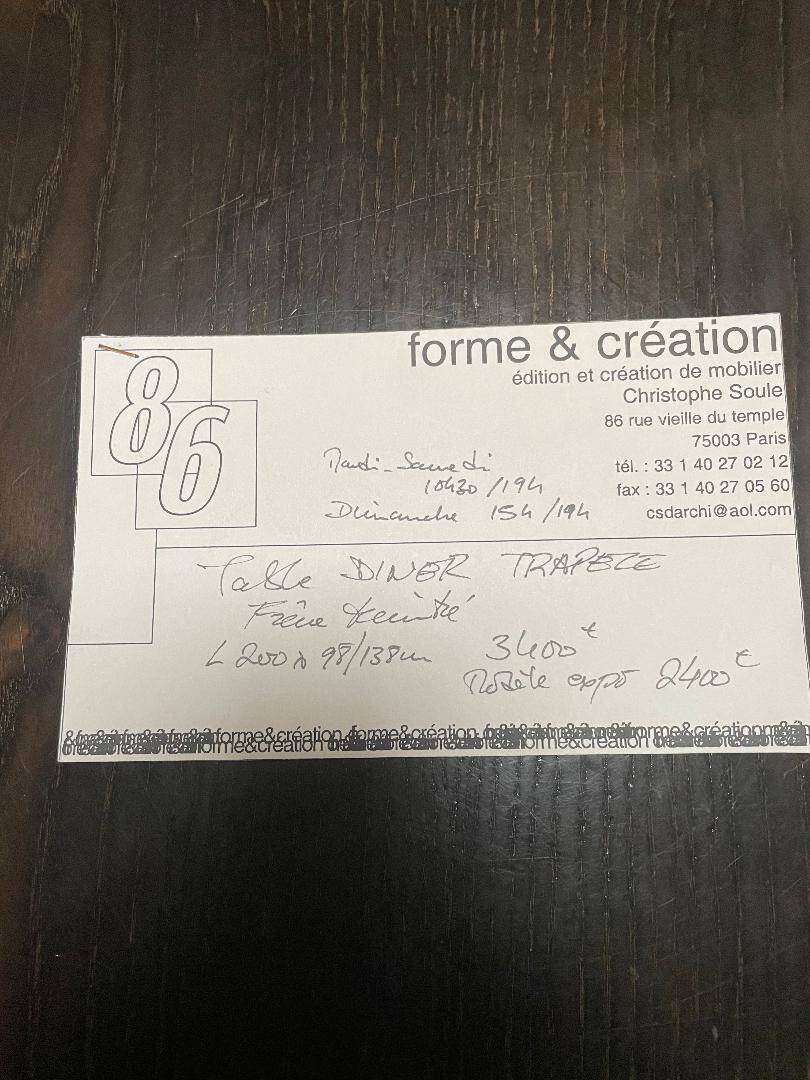 Designer dining table