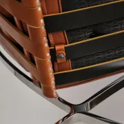 Barcelona chair in leather by Mies van der Rohe, Knoll International
