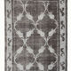 Grey overdyed persian rug traditional handmade persian carpet- 198x285cm