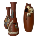 Ensemble vases et soliflores du Vietnam