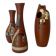 Ensemble vases et soliflores du Vietnam