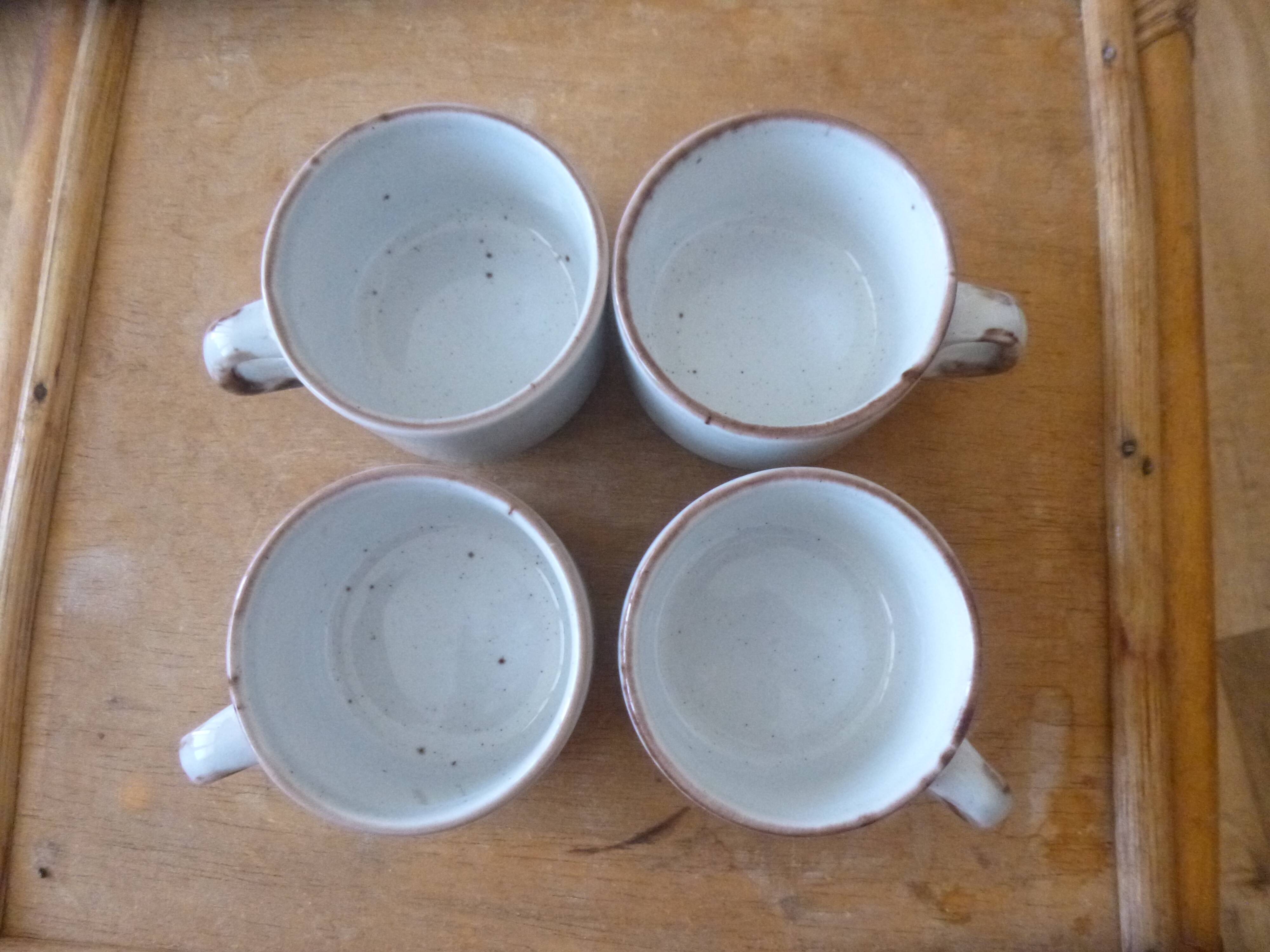 Sarreguemines coffee cups