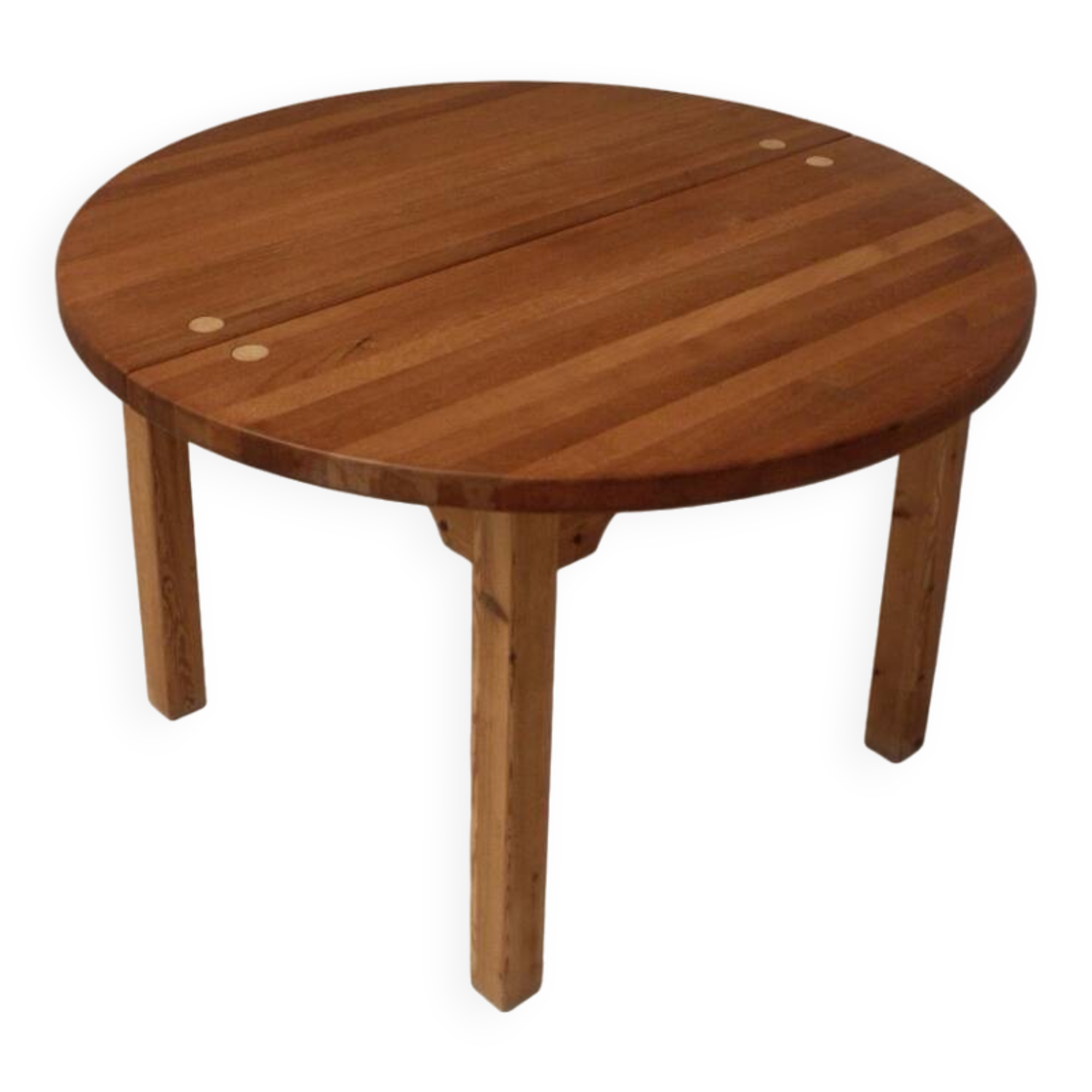 Table ronde scandinave a rallonge design Tage Poulsen