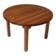 Table ronde scandinave a rallonge design Tage Poulsen