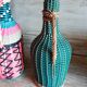 Lot de deux bouteilles scoubidou