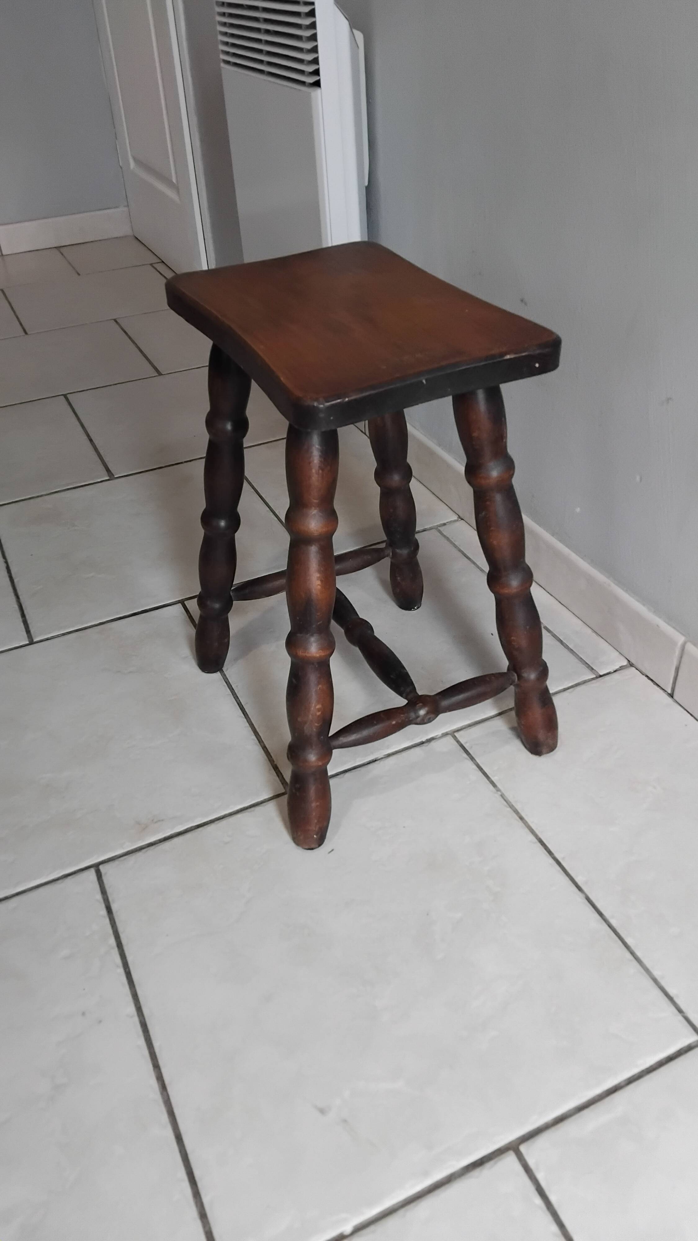 Vintage wooden stool