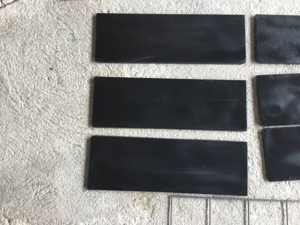 Double étagère string en metal - 6 étagères, 3 montants - vintage 1960