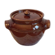 Pot glazed stoneware pot with lid Pearson's of Chesterfield England