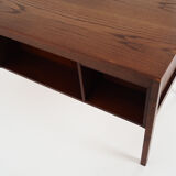 Oak wood desk by Domino Møbler Scandinavian design of the 1970s