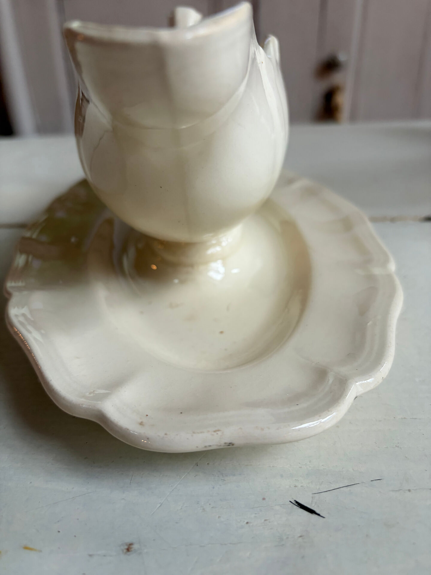 Saucière en faïence