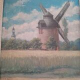 Landscape painting from Merseburg, 1916