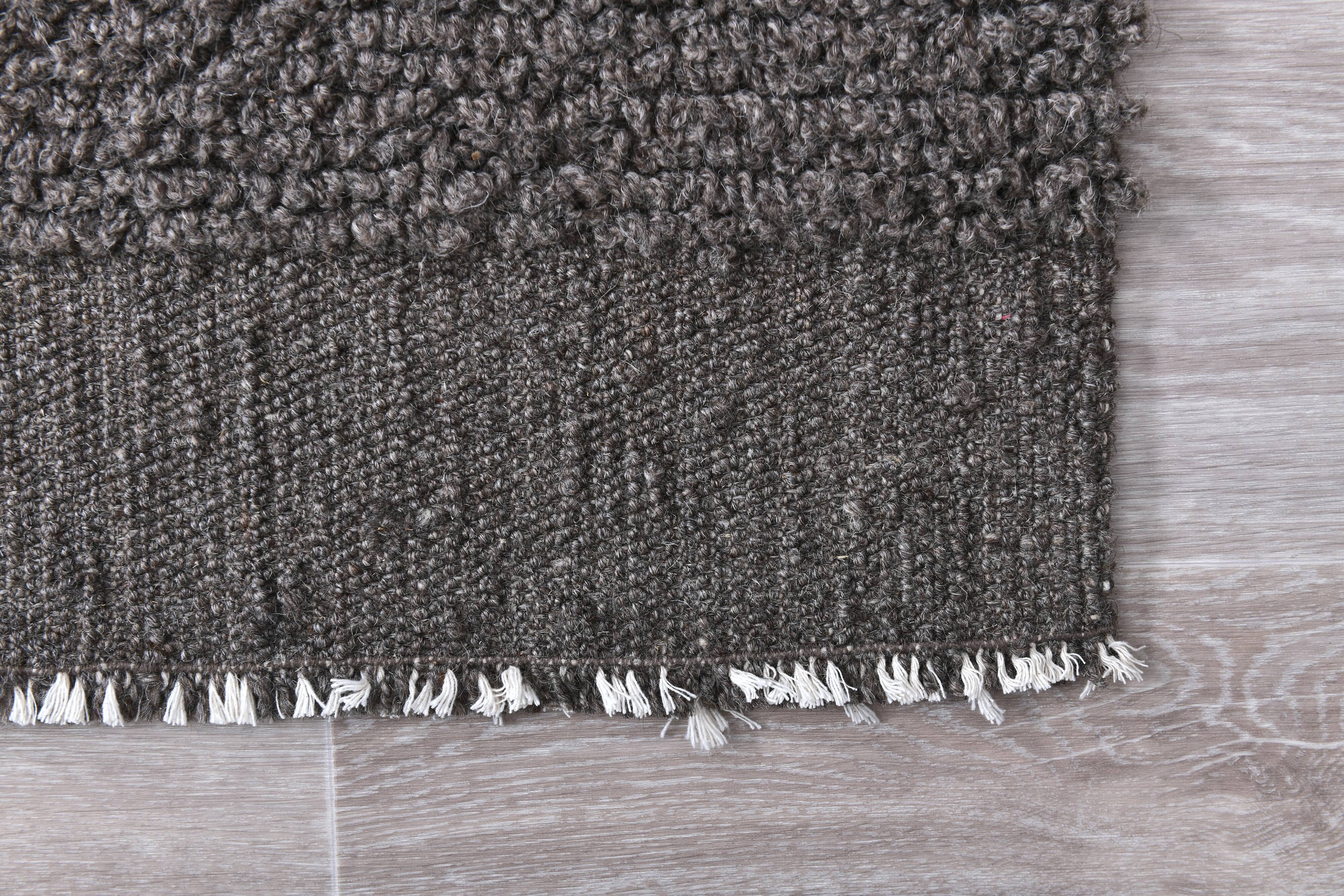 2x8 Brown Moroccan Runner Rug 68x254Cm SK 240964