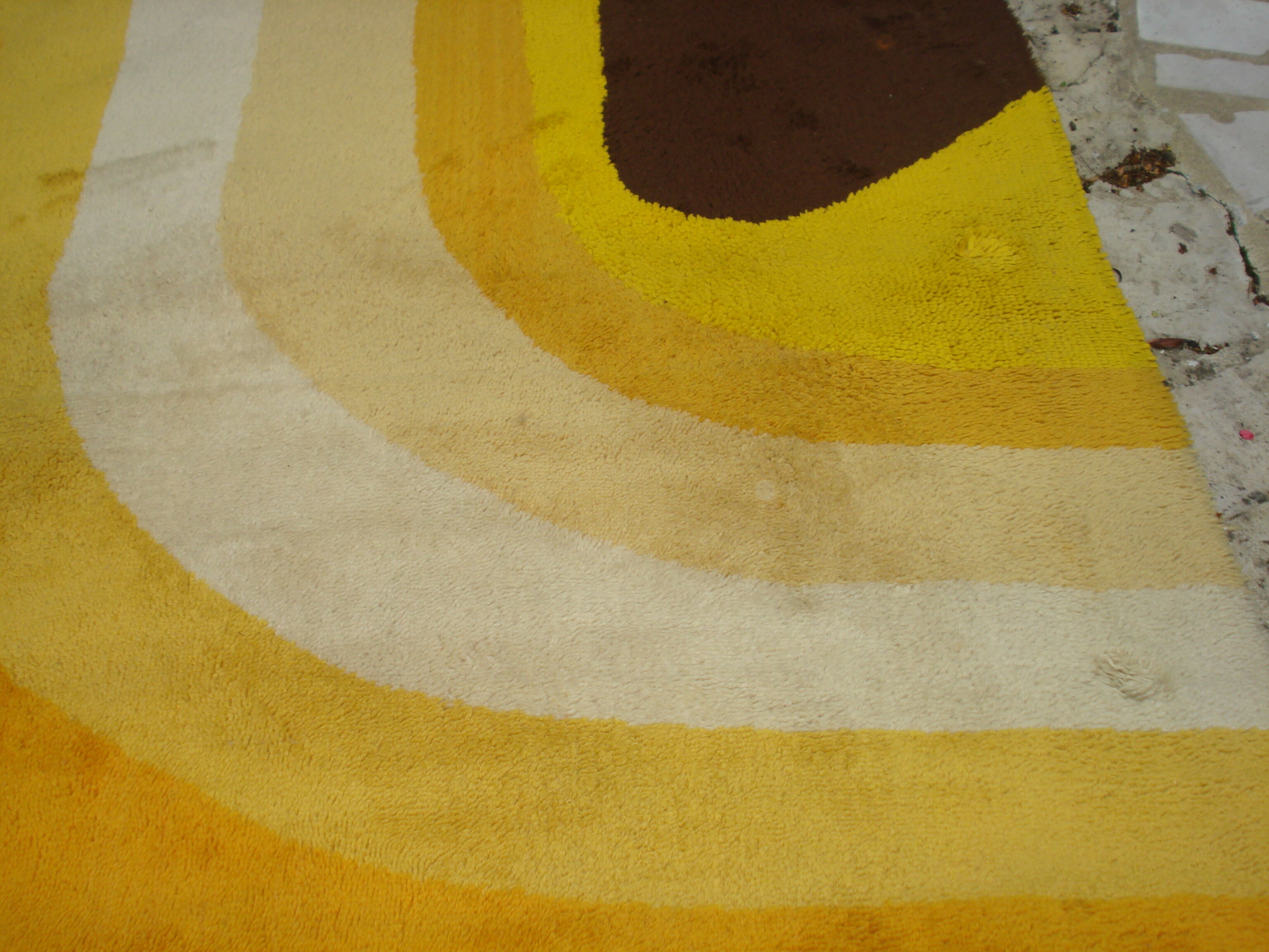 Holland rug 1970 space age pop modernist vintage 200 cm x 300 cm