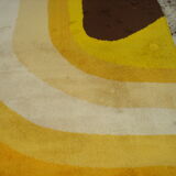 Holland rug 1970 space age pop modernist vintage 200 cm x 300 cm