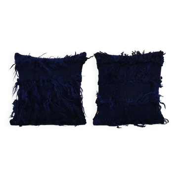 Lot de 2 housses de coussin turque vintage 41x41 cm