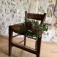 Old wooden country chair.