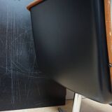 Cognac leather armchair by Delta 2000 for Wilkhahn, Germany, 1960s