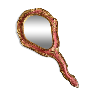 Baroque hand mirror