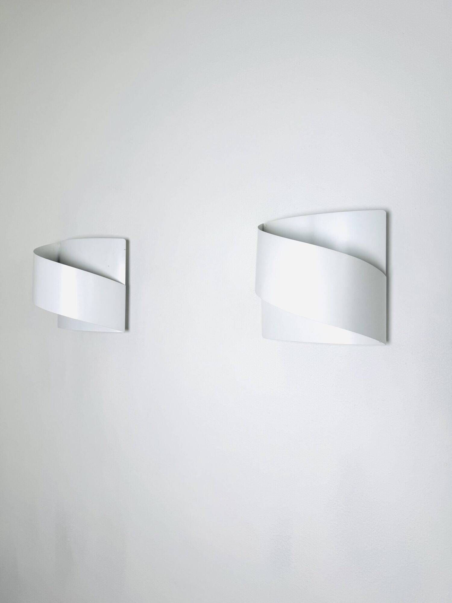 Model 8052 Curved Wall Lamps By Peter Celsing For Falkenbergs Belysning, Sweden 1960S