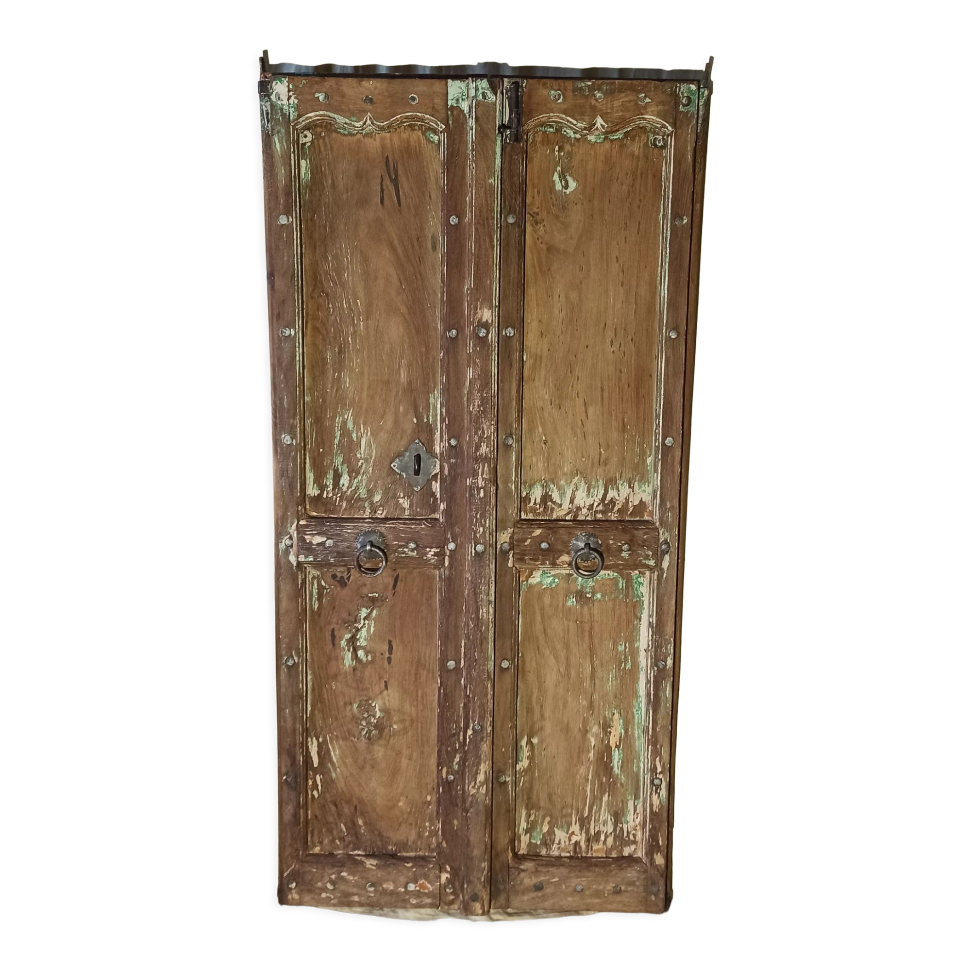 Old wooden door