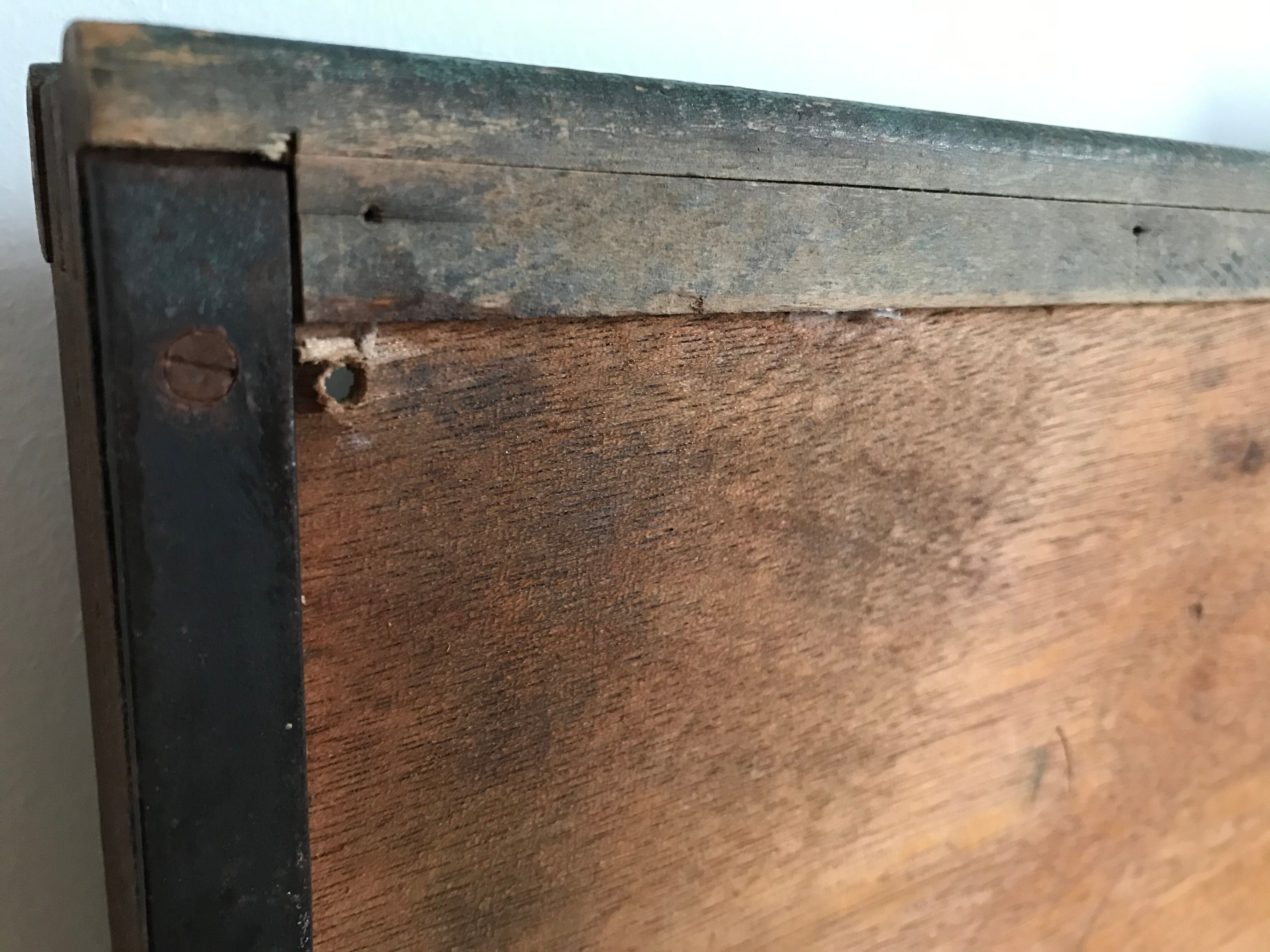 Old printing cabinet drawer locker