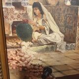 Painting on oriental canvas