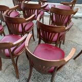 Set of bistro armchairs (14 armchairs)