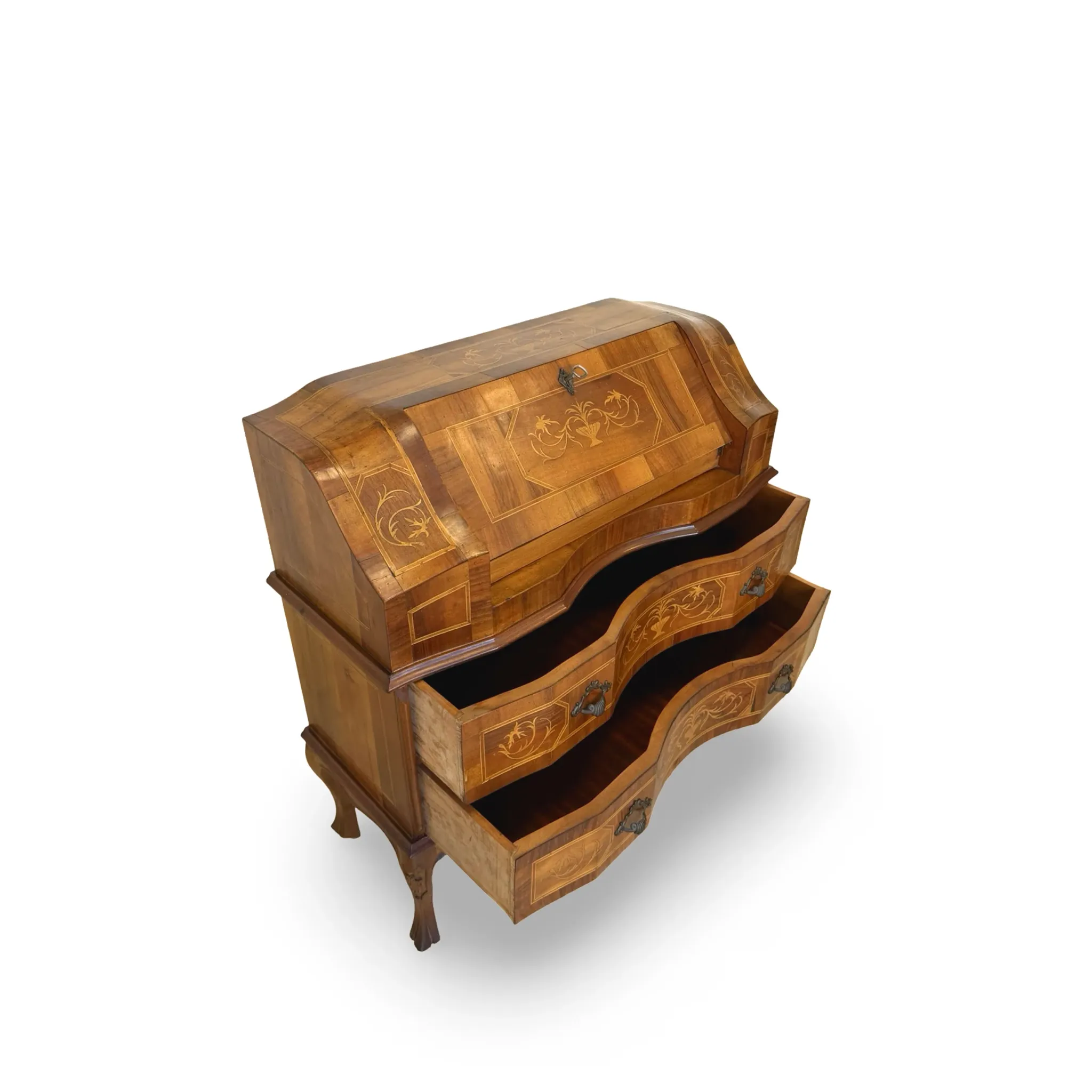 Venetian wood bureau/secretaire made in Italy in th