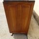 Enfilade en noyer massif, plateaux en marbre noir