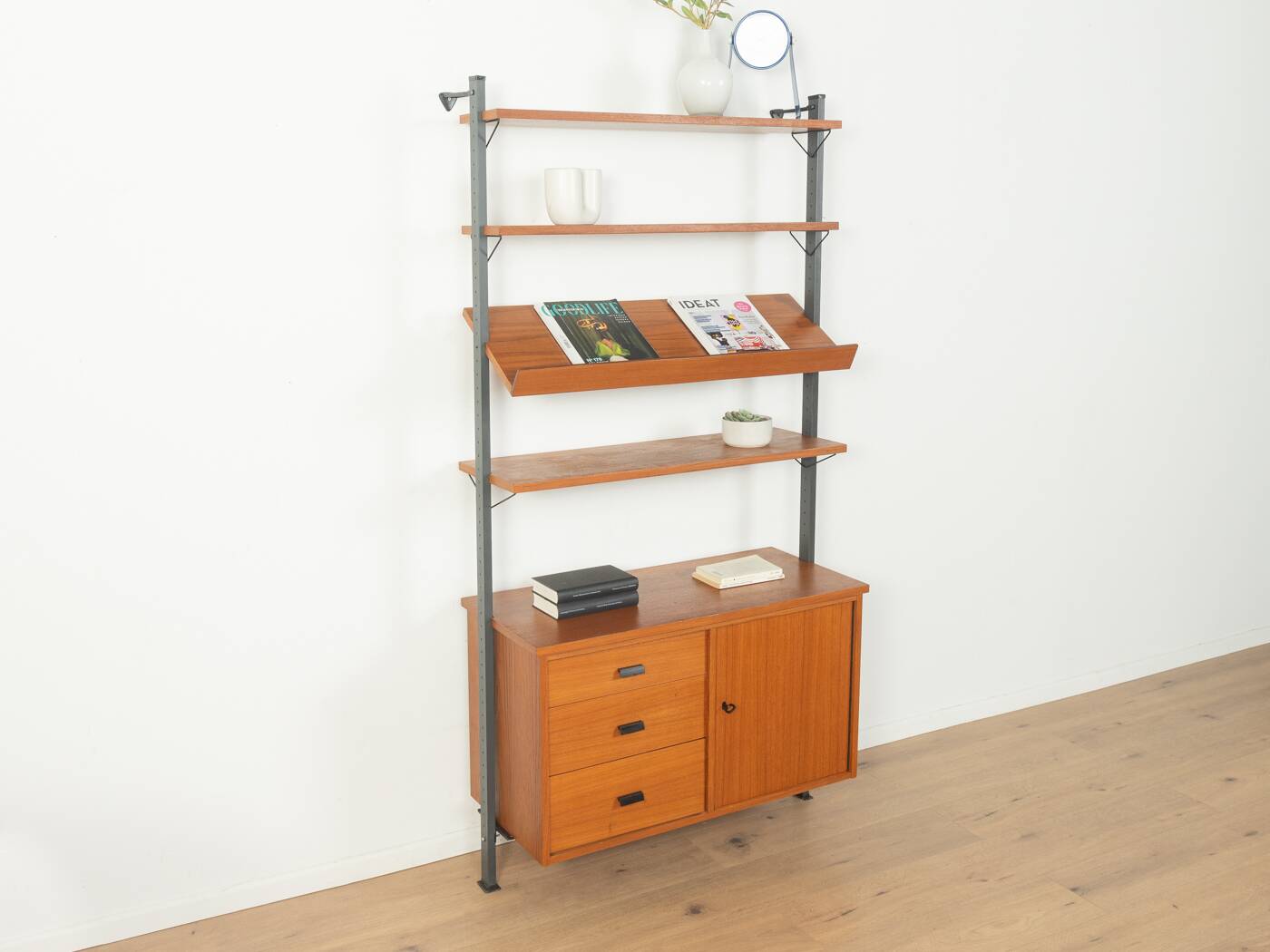 1960s Wall Shelf, Olof Pira, Planmöbel