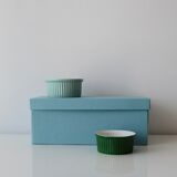 Green set of ramekins