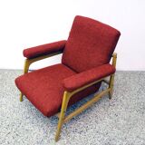 Scandinavian living room set with two armchairs and a sofa, 1960s