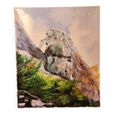 Tableau huile sur toile Paysage de Provence Montagne Sainte Victoire
