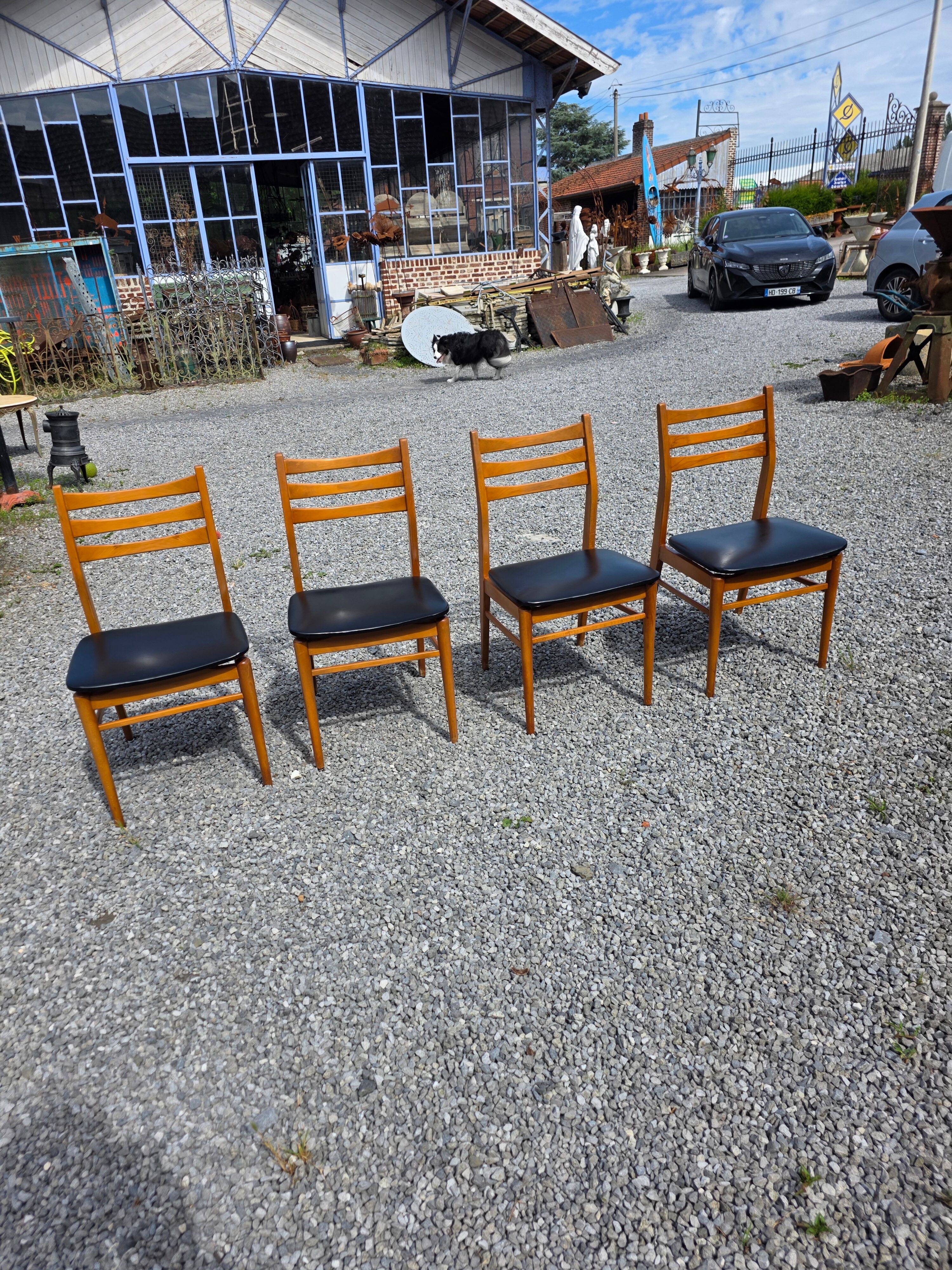 4 Scandinavian chairs from the 1960s
